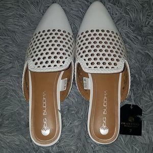 Brand New White Slip On Flats!